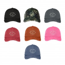 THANKFUL GRATEFUL Distressed Dad Hat Embroidered Cursive Dad Hats  Many Colors  eb-96177930